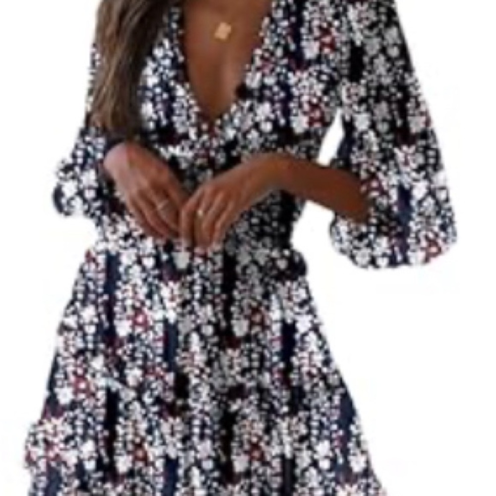 Floral Long Sleeve Dress